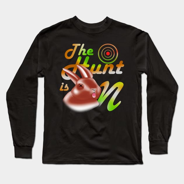 The hunting season is on, rabbit hunting Long Sleeve T-Shirt by AdishPr